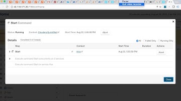Cloudera QuickStart - Launching Core Hadoop Services using Cloudera Manager - Part 3