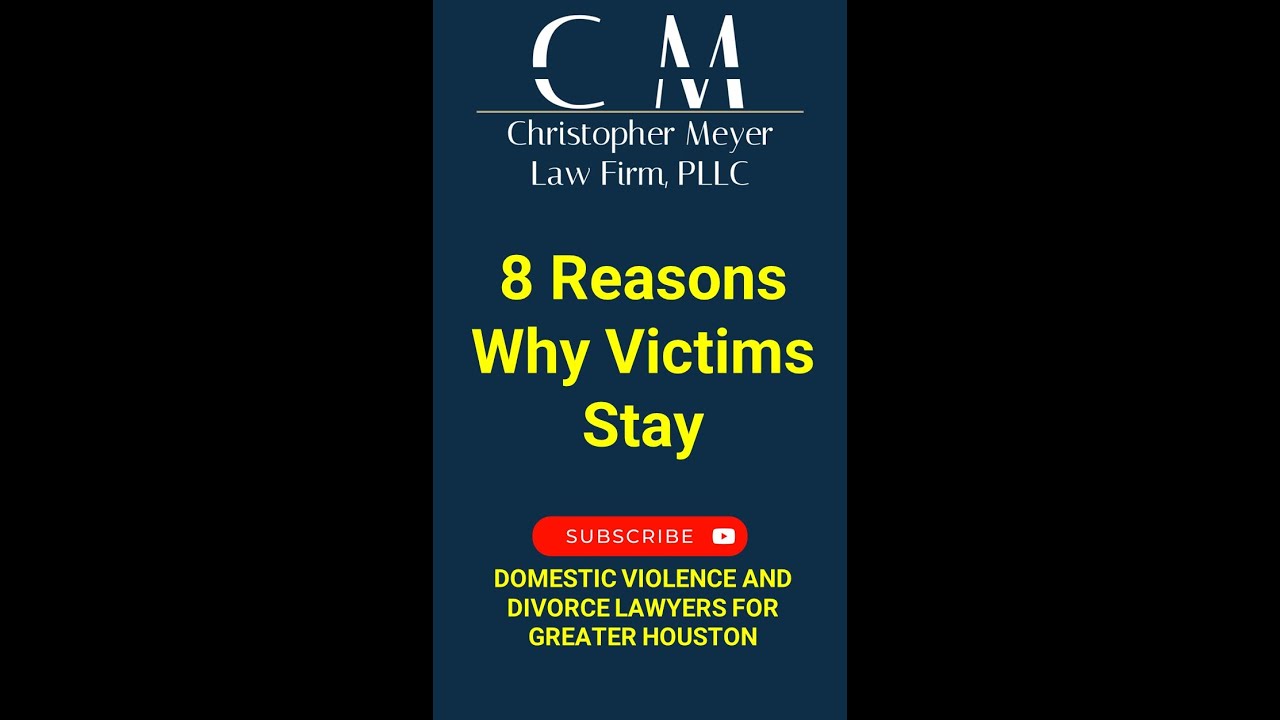 8 Reasons Why Victims Stay