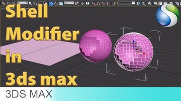 Shell Modifier in Autodesk 3Ds Max | 3Ds Max beginners tutorial | 3Ds Max Basics
