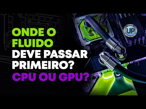 NÃO COMETA esse ERRO! O FLUIDO do seu WATER COOLER deve PASSAR nesta ORDEM!
