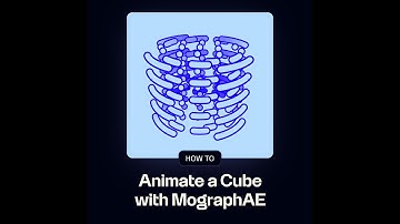 Create a 3D cube in After Effects using the MographAE script: