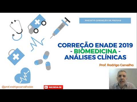Correção ENADE 2019 - Biomedicina - Análises Clínicas
