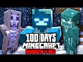 I Survived 100 Days in an APOCALYPTIC BLIZZARD in Minecraft...