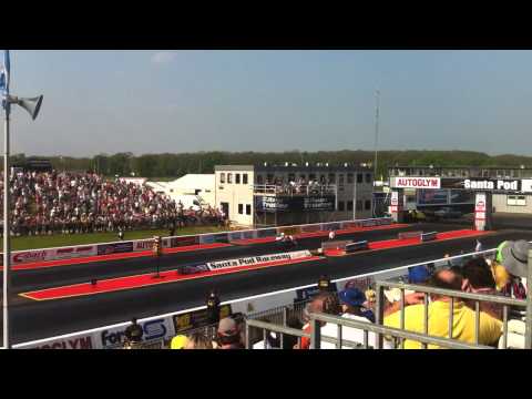 Eric Teboul on his Rocket Bike from Santa Pod Race...