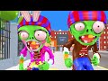 Scary Teacher 3D Couple Zombie Vs Baby NickHulk and Baby Tani Troll Miss T Play Baseball Funny