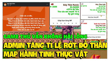 Ngọc Rồng Online - Admin Tăng Tỉ Lệ Rớt Đồ Thần Linh Map Mới Hành Tinh Thực Vật