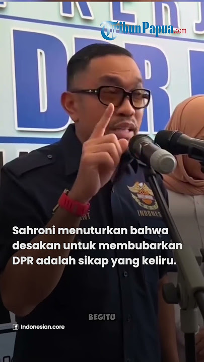 Ahmad Sahroni soal Desakan Bubarkan DPR: yang Bilang Itu Orang Tolol Sedunia