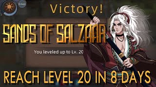 Sands of Salzaar - LEVEL 20 IN 8 DAYS [Knight-Errant Levelling Guide]