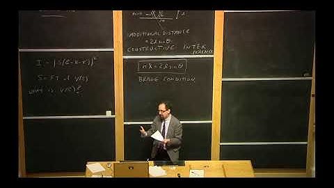 Solid State Physics | Lecture 12: Scattering Experiments II