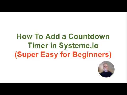 How to Add a Countdown Timer in Systeme.io (Super Easy for Beginners)