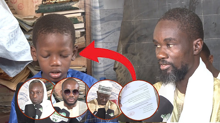Daara S.Serif Bousso Guédé une mére à travers AEMO veut récupéré son enfant sans l'accod du pére