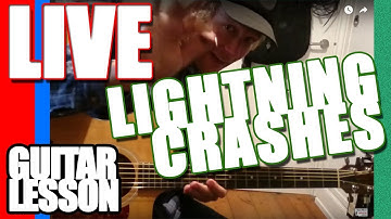 Lightning Crashes : Live : Guitar Lesson Tutorial #293