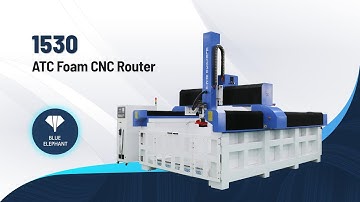 Best 1530 ATC EPS CNC Router 9.6kw HSD Air Cooling Spindle Carving On Foam and MDF Sale in Russia RU