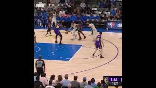 Luka Doncic Alley Oop to Dwight Powell!!! #shorts #nba