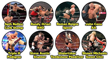 Every WWE Wrestlers Iconic Finishers explained in 7 Minutes