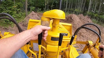Caterpillar D2 - How To Drive a D2 Part 2: Driving And Dozing Demonstration