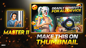 How To Make Thumbnail Like @MASTER11YT & @STAR-Captain | PUBG|BGMI THUMBNAIL TUTORIAL