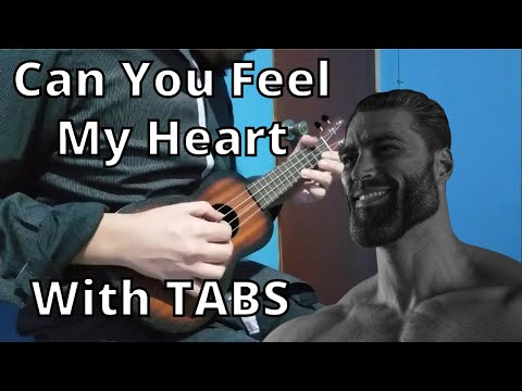 Gigachad - Theme Song (Can You Feel My Heart) Guitar Tutorial