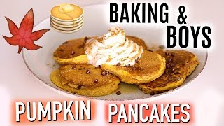 DIY Pumpkin Pancakes! | Baking &amp; Boys Episode 1