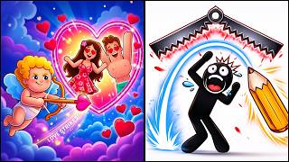 Stickman Rescue Draw Game VS Love Archer - All Levels SpeedRun Gameplay ep1 screenshot 5