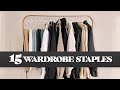 15 CLOTHING STAPLES FOR EVERY CLOSET