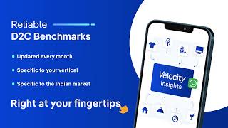 D2C Industry Benchmarks. Delivered on WhatsApp.‍
