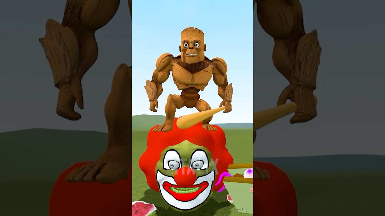 FIGHTING ALL SIZE UN DIN DIN MA DIN DAN BROTHERS VS LIN GANG MELON MEMES FLAT GRASS Garry's Mod