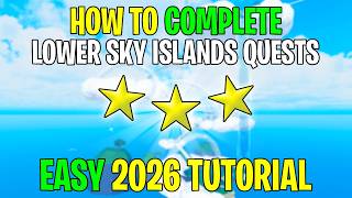 FASTEST & EASIEST Guide to COMPLETE Lower Skylands Secret Quests in Blox Fruits!