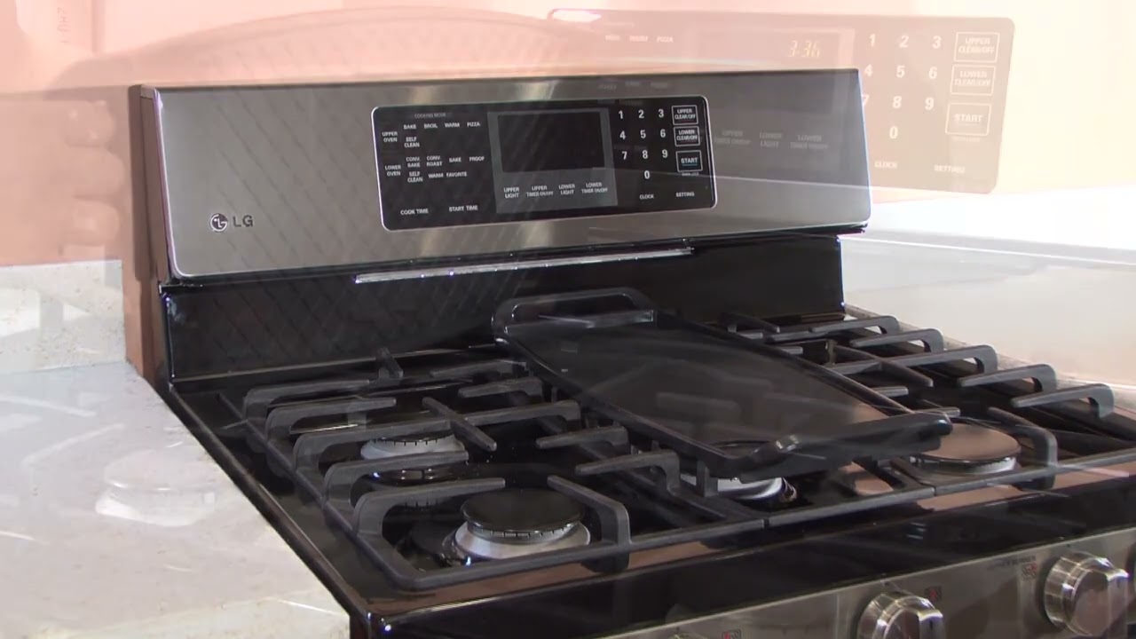 LG Ranges] Griddle Pan Placement & Usage - Gas Range 