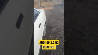 Audi 80 b3 2.0 QUATTRO. Настроили паук. Запуск на холодную. #Audi #quattro #audi80 #b3