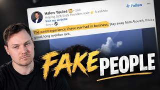CEOs are losing it - "I Bought Fake LinkedIn Profiles And The Service Was Terrible"