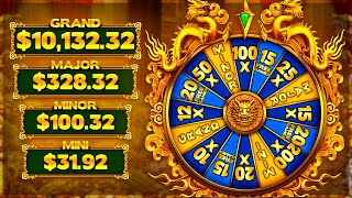 MAX WHEEL ON TEMUJIN TREASURES SLOT?!