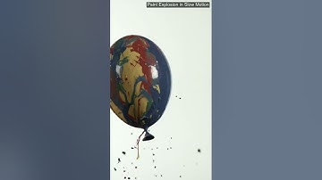 Paint Explosion in Slow Motion
