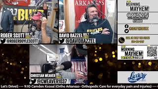 Morning Mayhem With David Bazzel And Roger Scott Is  From The Oaklawn Hot Springs Studio