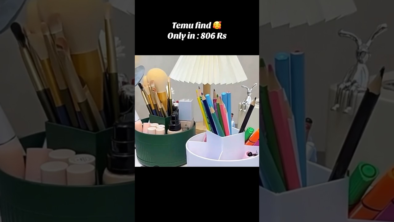 Chic Rotating Makeup Organizer - Spacious Cosmetic Storage Box for  Durable Desktop .