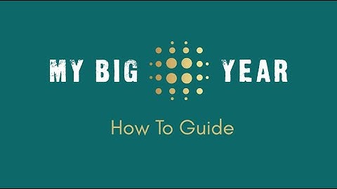 MY BIG YEAR: How to use the exam timetable generator
