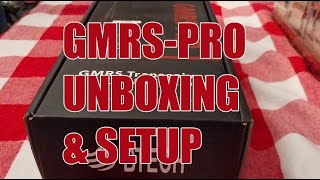 [GMRS] BTech GMRS-PRO Unboxing & Setup