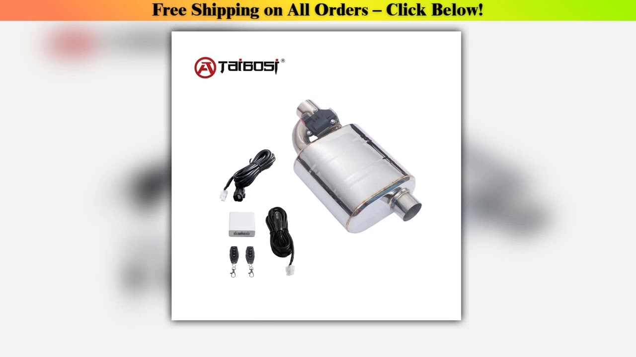 Taibosi Car Catback Exhaust Muffler Electric Control Valve Wireless Remote Controller Cutout