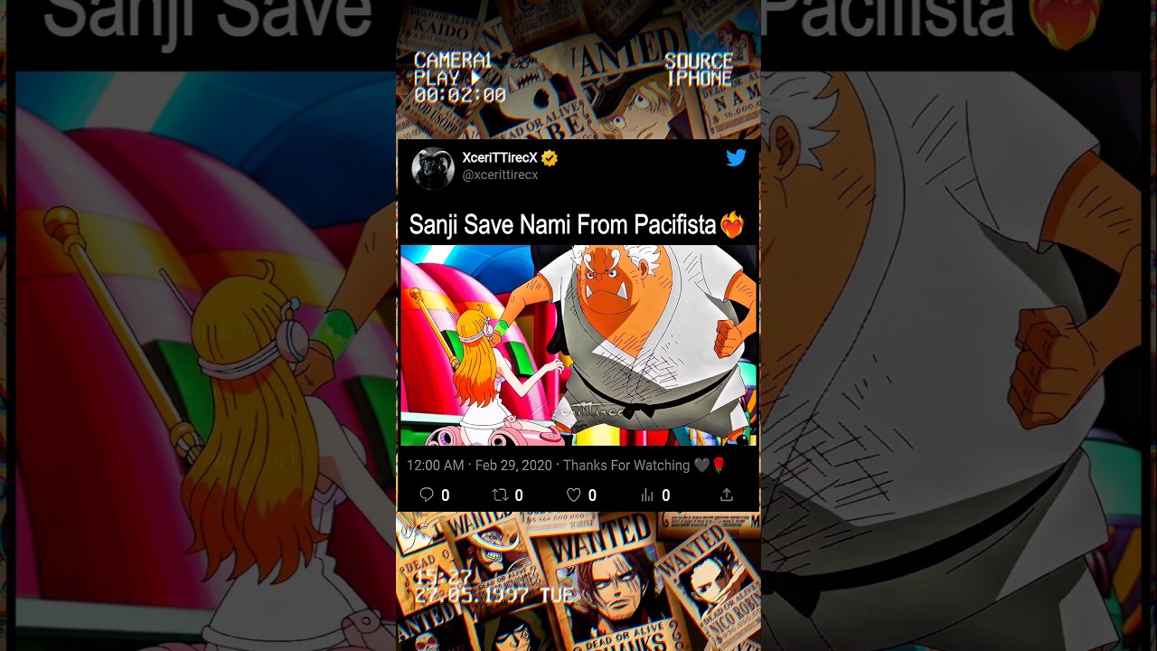 Sanji Save Nami From Pacifista ❤️‍🔥