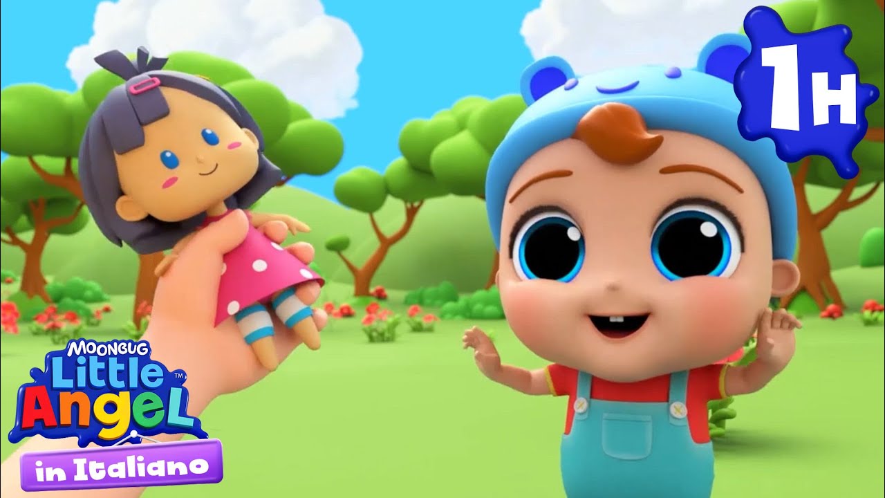 Un pomeriggio in Famiglia al Parco! | Little Angel Italiano | Cartoni Animati con Gianni Piccino