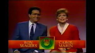 Christmas Time in Chicago: a 1989 WMAQ-TV holiday special hosted by Carol Marin and Ron Magers