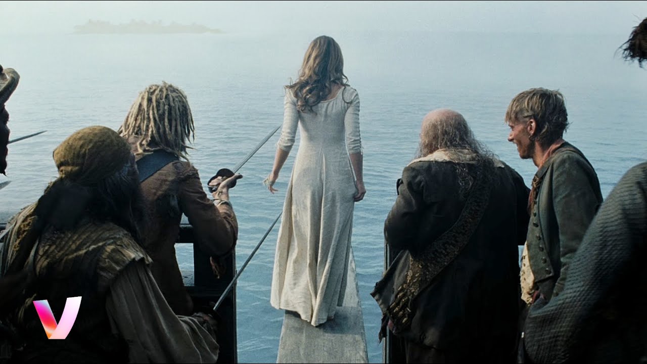 Elizabeth Walks the Plank | From “Pirates of the Caribbean: The Curse of the Black Pearl” | VTM