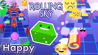 [1% HAPPINESS 99% SADNESS 🤣] Rolling Sky - Happy