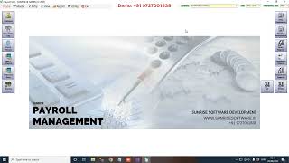 Attendance & Payroll Management Software Demo - Sunrise HRMS & Payroll System screenshot 1