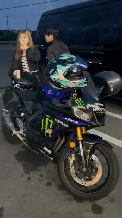 Sehedon apa Cewek Jepang Pakai Yamaha R25 #shorts #viral #viralvideo