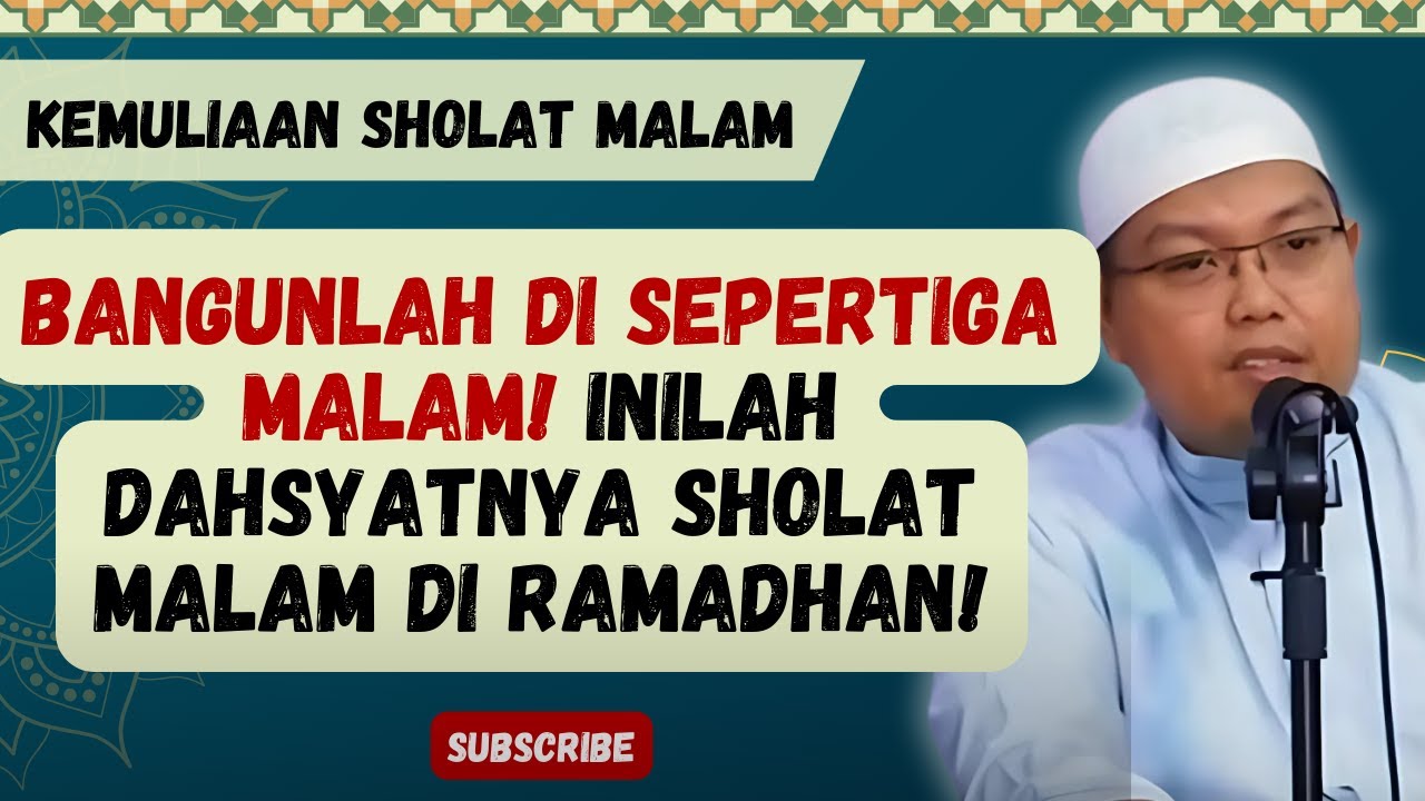 Rahasia Keajaiban Sholat Malam di Ramadhan! Pahalanya Luar Biasa! - Ustadz Dr Firanda Andirja