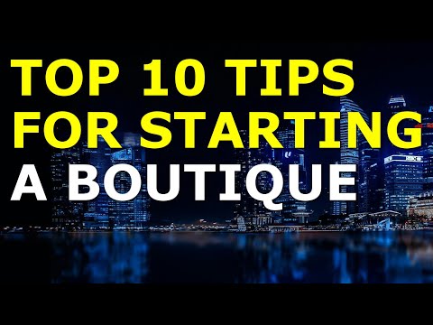 Starting a Boutique