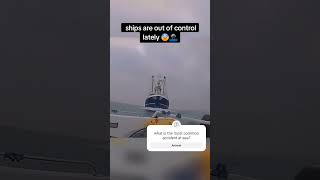 Ships are getting crazy 😧.   #sea #ocean #crew #marine #safety #maritime #training #ship