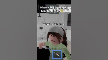 when you use the wrong toothpaste, #brookhaven #roblox #shorts