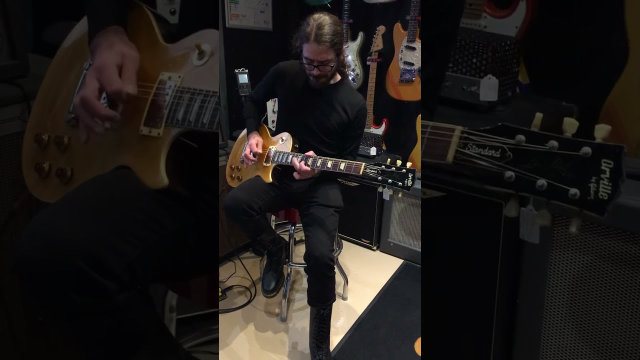 ギター Orville Les Paul Standard Gold Top 1992 Orville by Gibson Les Paul Standard LPS-LD Made in